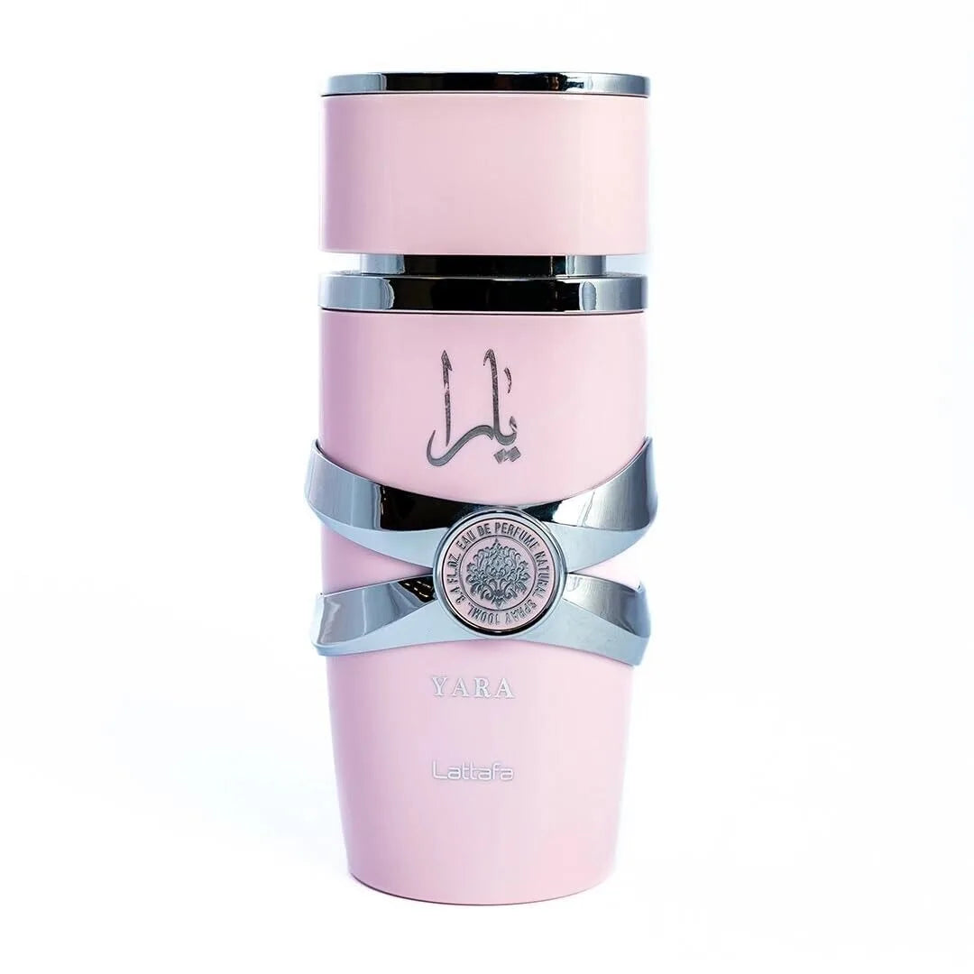 Lattafa Yara Pink Edition For Women Eau de Perfume Spray, 3.40 Ounce / 100 ml Long-Lasting Floral Scent Best Valentine's Day Gif